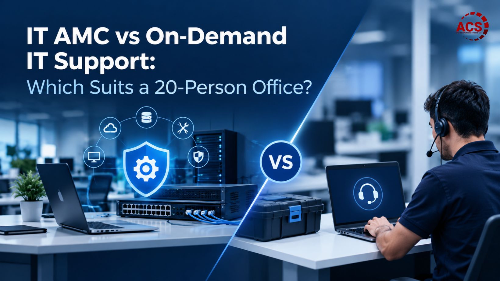 IT AMC vs On-Demand IT Support: Which Suits a 20-Person Office?